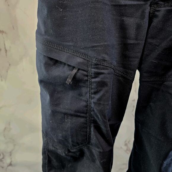 511 Tactical Pants Womens 2 R Navy Blue EMS Mid Rise Apex Cargo Heavyweight 5.11 - Picture 6 of 13